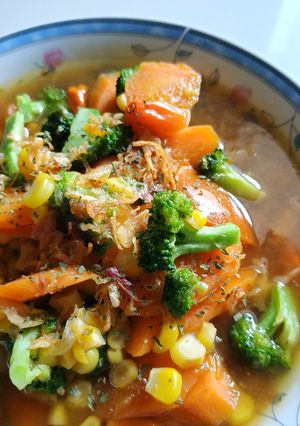 Foto resep Capcay kuah gurih pedas manis