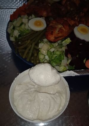 صورة لوصفة مايونيز بدون بيض