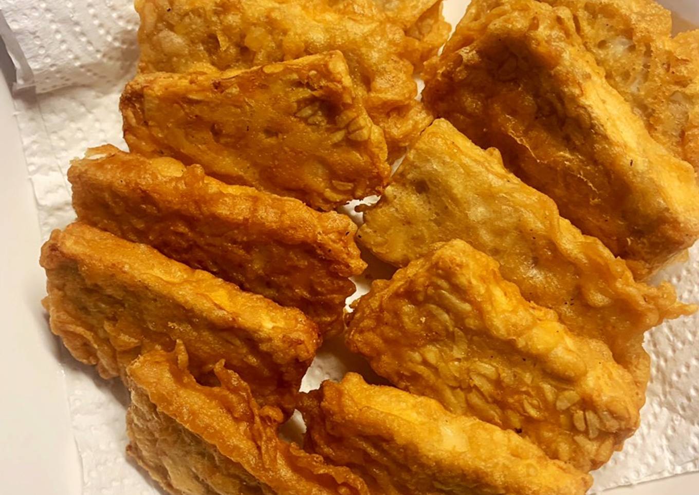 Tempe goreng tepung Kriukkk