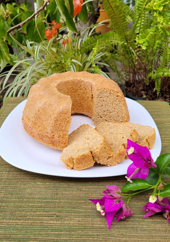 Una foto de Budín de banana y licor de dulce de leche