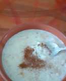 Arroz con leche y almendras