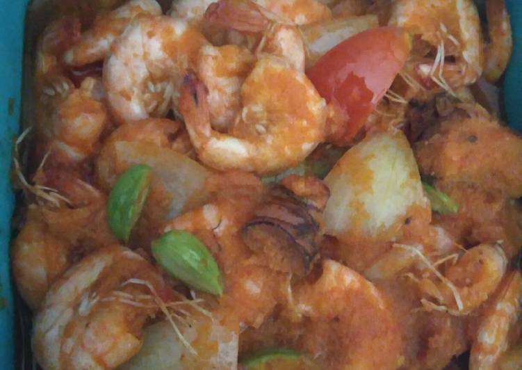 Resep Sambel goreng udang pete, Lezat
