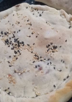 صورة لوصفة عيش باللحمة 😋😋