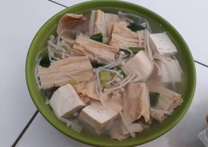 Soup Kembang Tahu foto resep utama