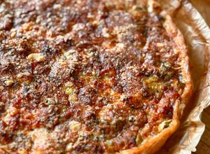 Hình của món Quiche Boa Rô & Thịt Cua Nhện.