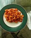 Papas con chorizo