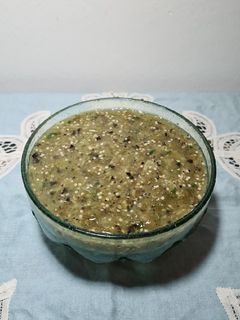 Una foto de Salsa verde asada