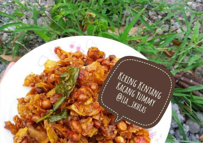 Wajib coba! Cara termudah memasak Kering Kentang Kacang Yummy sajian Lebaran  istimewa