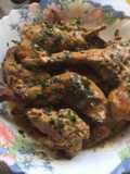 Conejo al salmorejo en horno