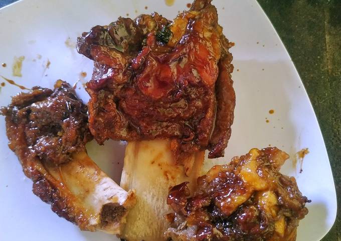 Standar Resep memasak Iga bakar simple  sempurna