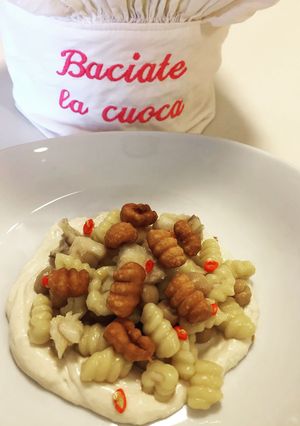 Foto di Gnocchetti ai ceci e rana pescatrice