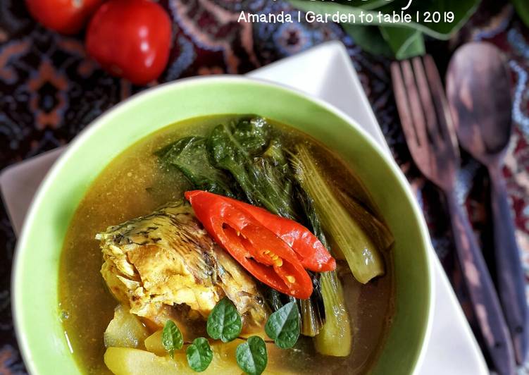 Langkah Mudah untuk Menyiapkan Gangan Asam Kuning Pakcoy Lezat