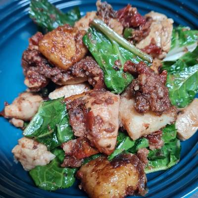 Pan Fried Gnocchi with Spinach Recipe by Caitlin Strydom - Cookpad