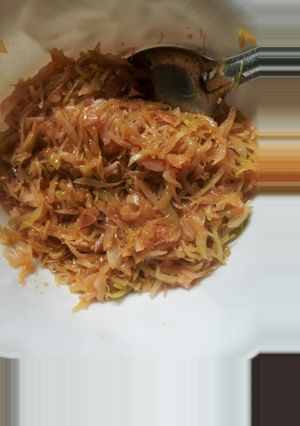 A picture of Fried cabbage.