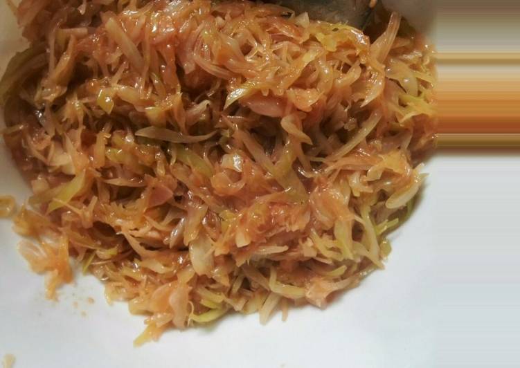 Simple Way to Prepare Any-night-of-the-week Fried cabbage