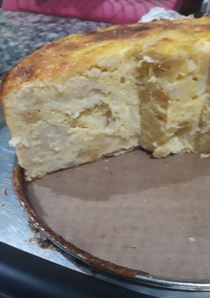 Una foto de Flor de coliflor y papas fritas para aprovechar restos de comida