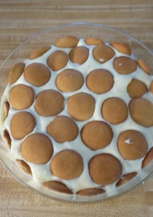 A picture of Super Easy No Bake Banana Pudding.