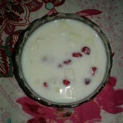 Healthy fruits raita A picture of Healthy fruits raita.
