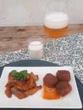 Meatballs with Tomato Sauce and Artichokes