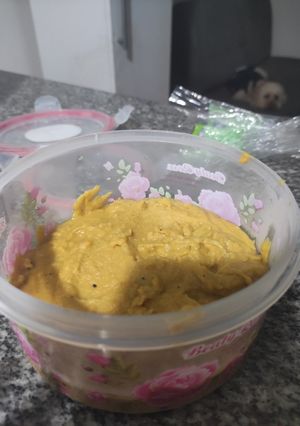 Una foto de Crema de garbanzos