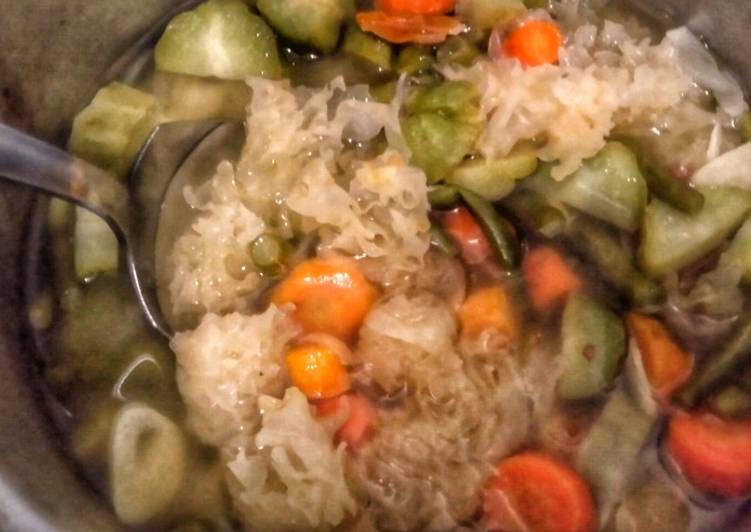 Step-by-Step Guide to Make Any-night-of-the-week Chayote and Clavaria Mushroom Soup