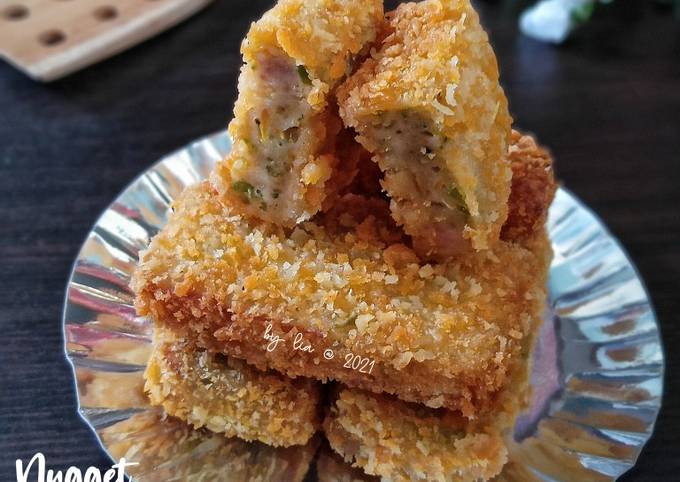 Resep Nugget Ayam Brokoli Wortel, Bikin Ngiler