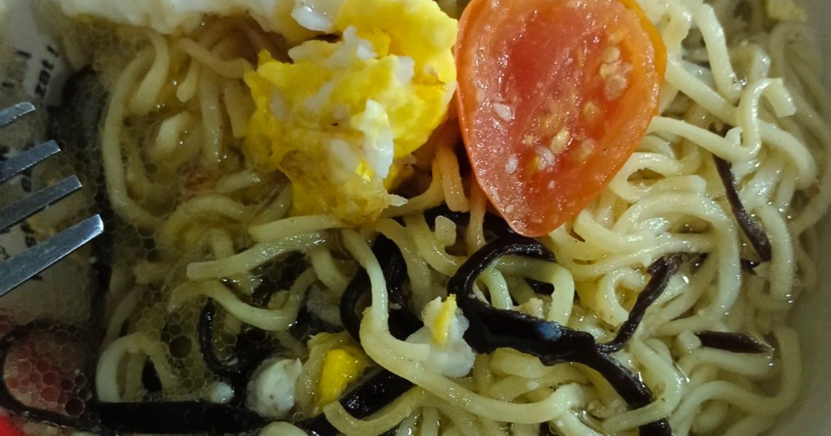 Mie kuah jamur kuping