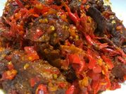 Gambar dendeng ayam balado