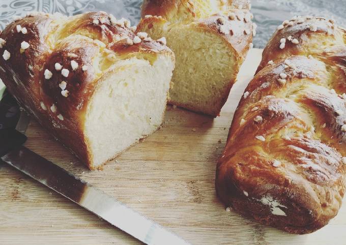 Brioche au sucre grain