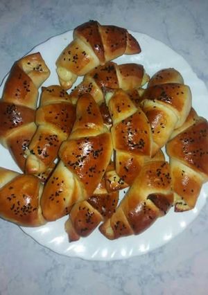 صورة لوصفة كرواسون بالجبنة