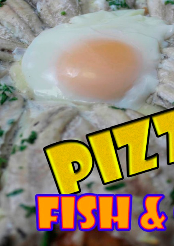 Una foto de Pizza fish and chips | Fácil, original y deliciosa!