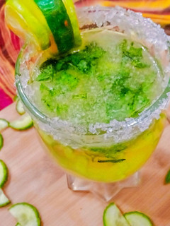 A picture of Cucumber drink.