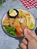 Fish and Chip dengan Saus Tartar Sederhana