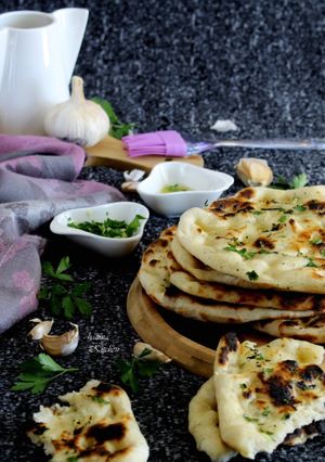 صورة لوصفة خبز النان