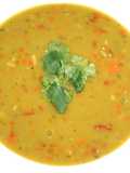 Crema vegana de arvejas partidas secas