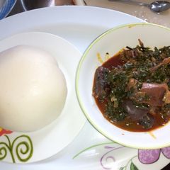 A picture of Vegetable soup.