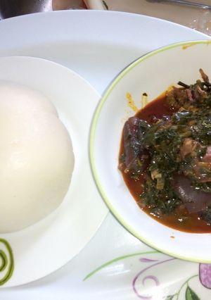 A picture of Vegetable soup.