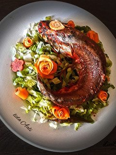 عکسی از دستور ماهی کبابی بدون فر 🐟