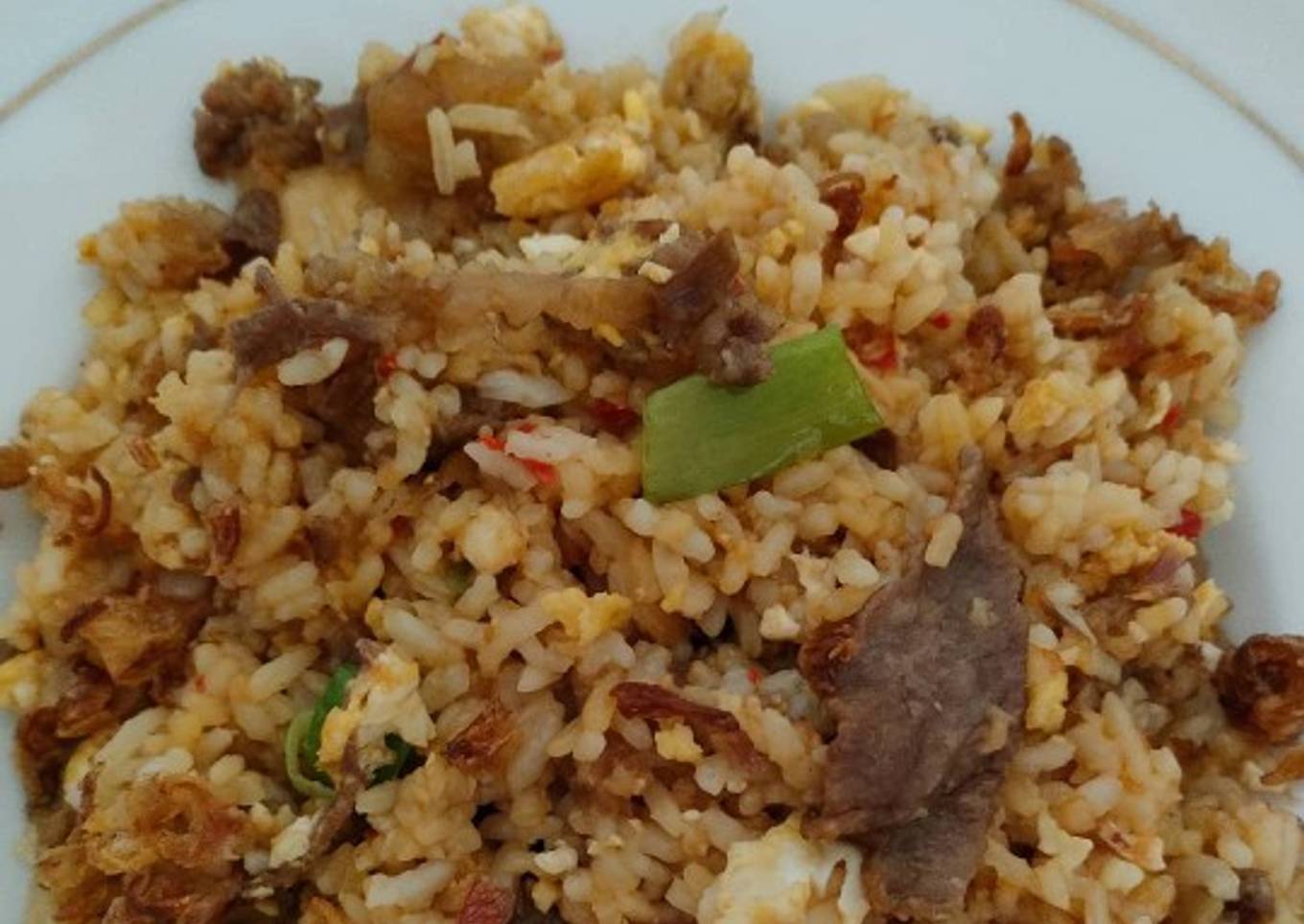 Nasi Goreng Beef Slice