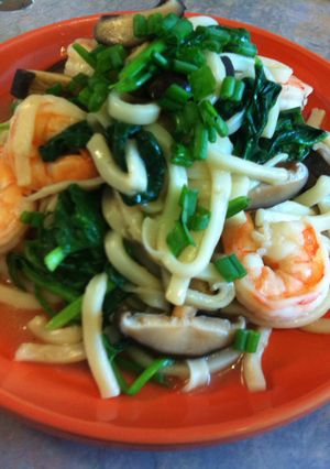 日式什錦炒烏龍 的食譜成品照片