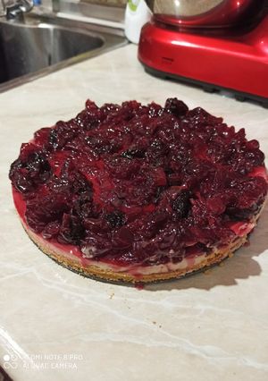 Φωτογραφία της συνταγής Τσίζκεικ κεράσι 🍒🍒🍒