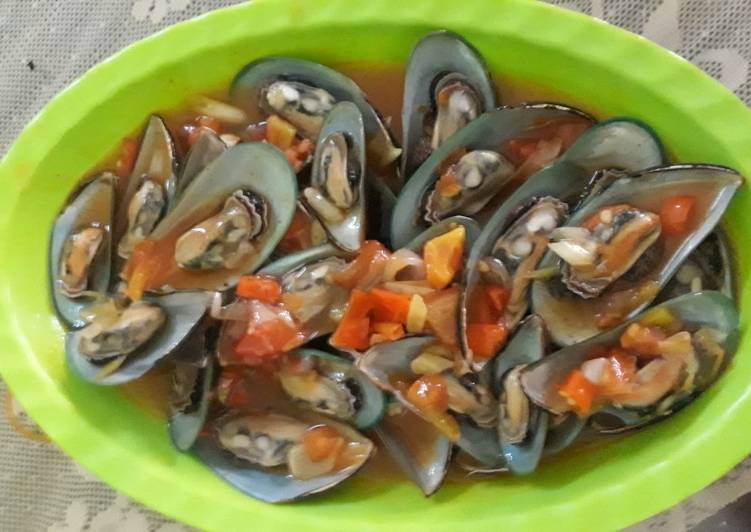 Resep Kerang Hijau Saos Padang 🌶🌶 Enak Banget