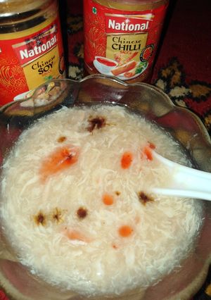 A picture of Chicken Corn Soup.