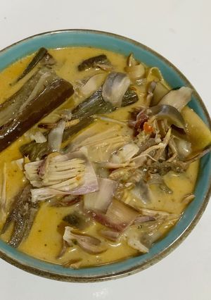 Foto resep Lodeh Jantung Pisang dengan Terong
