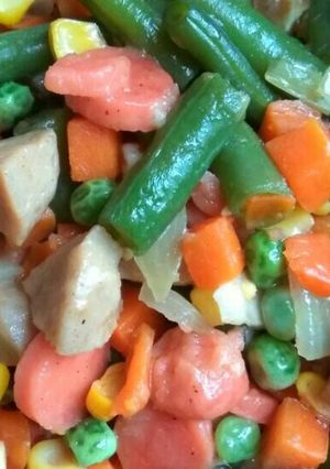 Foto resep Tumis sayur warna warni