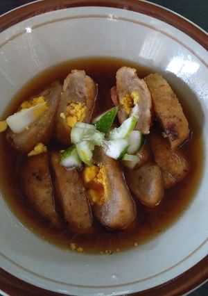Foto resep Pempek Ikan Cakalang Isi Telur