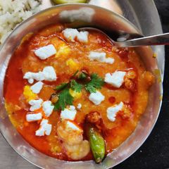 A picture of Paneer dal tadka.