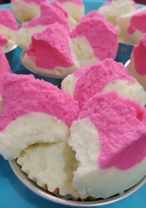 Foto resep Bolu Kukus Mekar Metode All In One Tanpa Soda