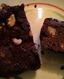 Brownie fácil de porotos negros
