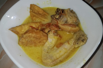 Bagaimana Menyiapkan Opor ayam mix tahu tempe Kekinian